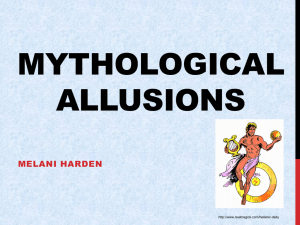 Mythological allusions