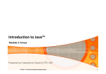 Introduction to Java - CS-UCY