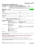 Pharmacy Prior Authorization Form: Zyvox (liezolid)