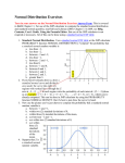 Normal Distribution Exercises - VT Scholar