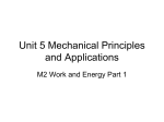 Unit 6 Mechanical Principles and Applications