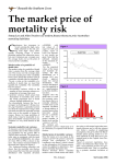 The market price of mortality risk