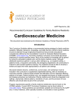 Recommended Curriculum Guidelines for Family Medicine