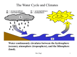 Water Cycle/Climates
