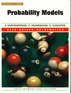Probability Models - American Statistical Association