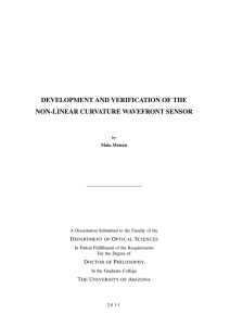development and verification of the non