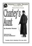 charleys aunt programme - Skipton Little Theatre