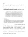 Types of Dietary Fat and Risk of Coronary Heart Disease: A Critical
