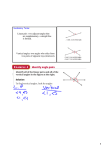 1 Linear pair: two adjacent angles that are supplementary, a straight