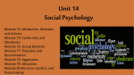 Unit 14 Social Psychology