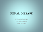 renal disease - CAITLIN MCFARLAND