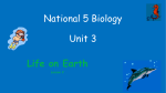 National 5 Biology Unit 3
