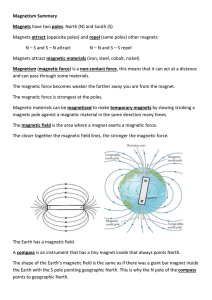 Magnetism Summary - Don`t Trust Atoms