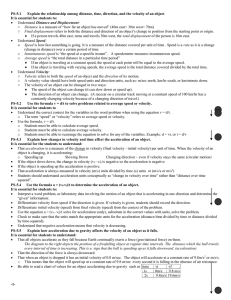 EOC - Physics (What you need to know)