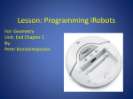Lesson iRobot