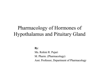 Anterior and Posterior Pituitary hormones [Compatibility Mode]