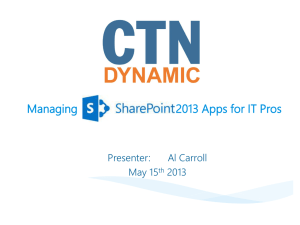 GR8_May_15_Maintaining_SharePoint_2013_Apps_for_IT_Pros