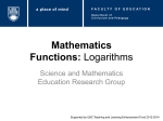 Log Functions I