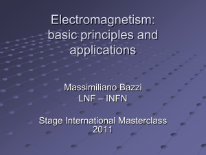 electric current - INFN-LNF