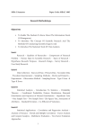 Research Methodology - Pondicherry University