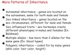 Sex-linked Traits Traits