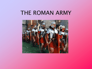 THE ROMAN ARMY