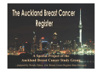 A Special Project of the Auckland Breast Cancer Study Group