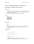 Chapter 9— Introduction to Arrays