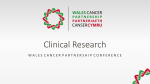 Clinical research - Wales Cancer Partnership