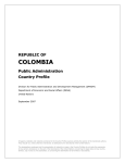 Colombia Public Administration Country Profile