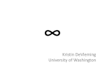 infinity - Department of Mathematics | University of Washington