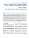 Preserving Data Privacy with Record Retrieval using Visual