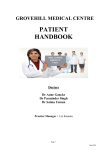 patient handbook - Grovehill Medical Centre