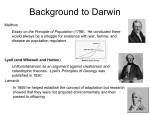 Background to Darwin
