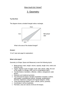 Geometry_How much do I know - Homepage | Talk Maths Talk