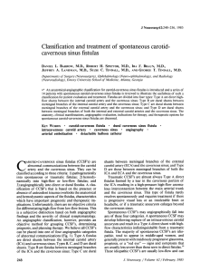 Classification and treatment of spontaneous carotid