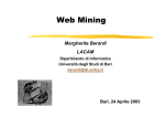 Web Mining - Dipartimento di Informatica