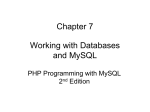 PHP Chapter 7