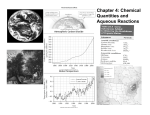 Chapter 4: Chemical Quantities and Aqueous Reactions