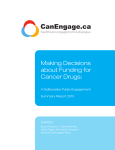 Making Decisions about Funding for Cancer Drugs