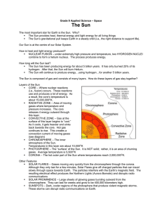 Grade 9 Science – Unit 4