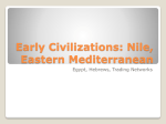 Early Civilizations: Nile, Eastern Mediterranean