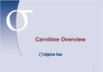 Carnitine Overview