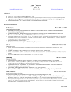 Resume – Word format