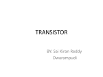 Transistors-II