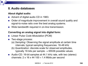 9. Audio databases