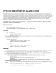 cv risk reduction in canada 2009