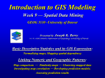 Wk9_lec - Innovative GIS