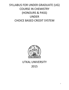 Chemistry - talcher autonomous college