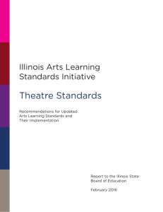Theatre Standards - Illinois Arts Learning Standards